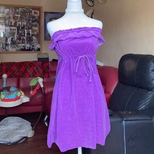 Op swim coverup dress purple size large